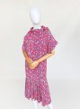 Pierre Cardin jedwabna sukienka vintage 1980s