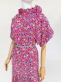 Pierre Cardin jedwabna sukienka vintage 1980s
