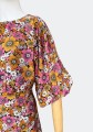 Sukienka w kwiatowe hippie wzory 70's styl