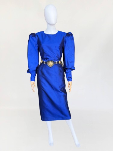 Jedwabny set vintage 1980s