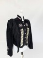 Zamszowa kurtka vintage z frędzlami western