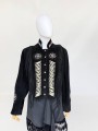 Zamszowa kurtka vintage z frędzlami western