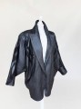 Oversize'owa skórzana kurtka vintage 1980s
