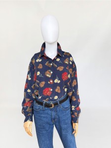 Włoska koszula w jesienne wzory