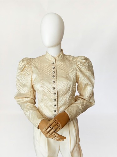 Jedwabny żakiet vintage 1980s w wiktoriańskim stylu (5).jpg