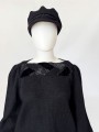Czarny sweter vintage baby moher (4).jpg