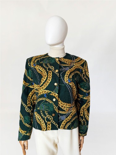 Jedwabna pikowana marynarka vintage 1980s (9).jpg