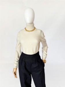 Benetton minimalistyczny sweter z golfem