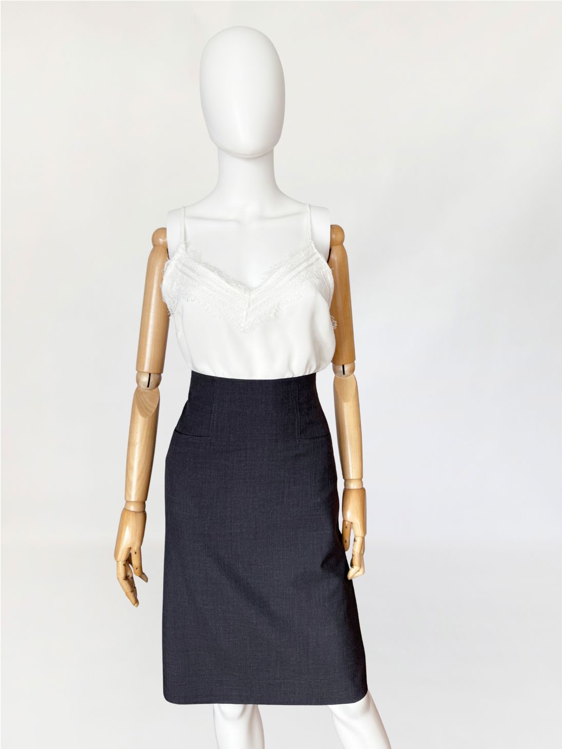 Max Mara wełniana ołówkowa spódnica
