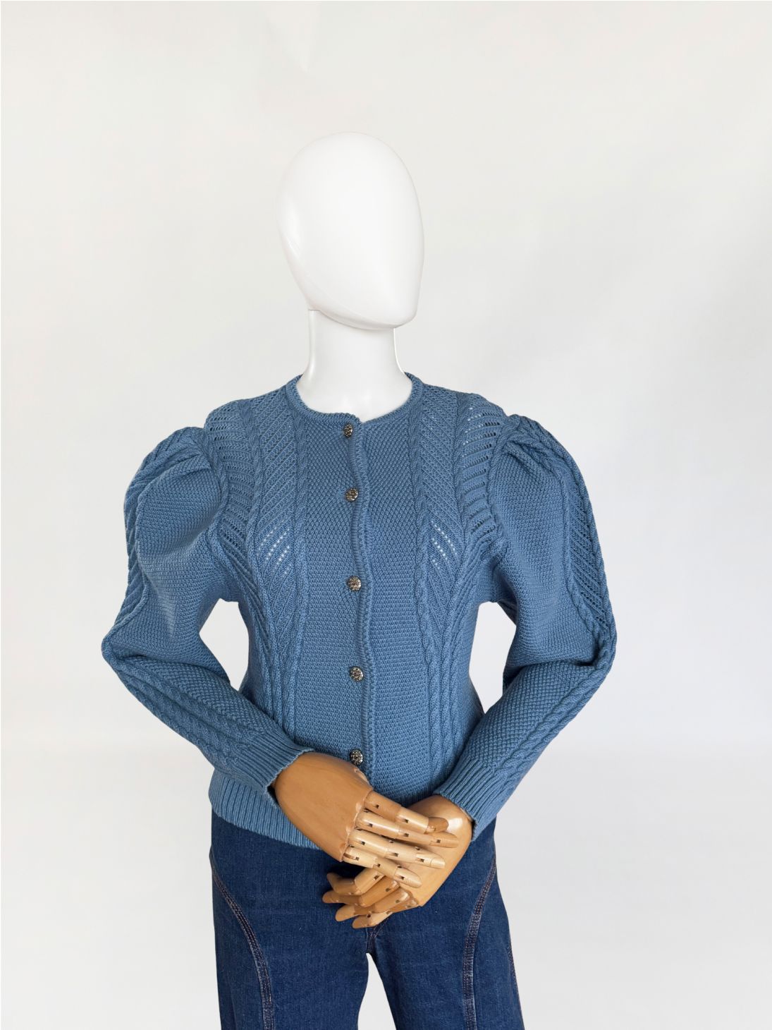 Austriacki sweter vintage 100% wełna