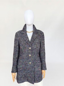 Tweedowa marynarka vintage