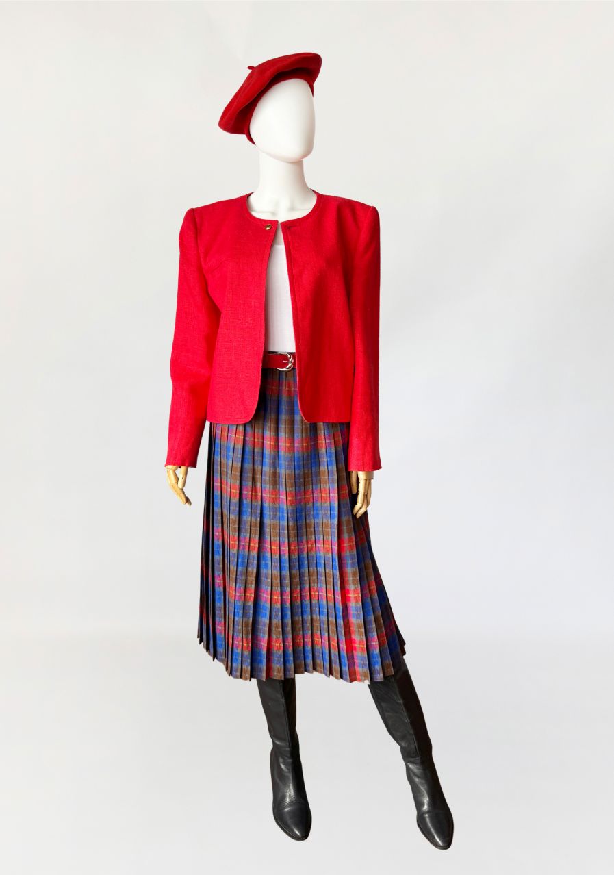 Valentino lniana marynarka vintage 1990s