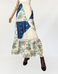 Patchworkowa spódnica maxi vintage 1970s
