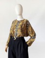 Anna Marchetti jedwabna bluzka we wzory vintage