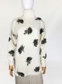 Sweter z golfem wełna jagnięca, angora