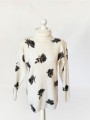 Sweter z golfem wełna jagnięca, angora