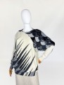 Włoski zdobiony sweter vintage 1980s