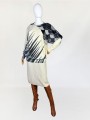 Włoski zdobiony sweter vintage 1980s