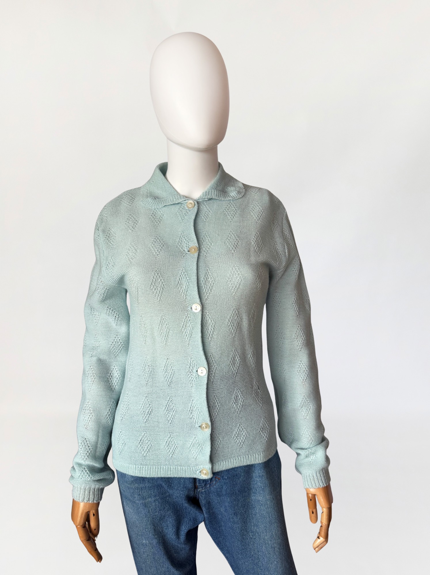 Wełniany sweter vintage 1960s 