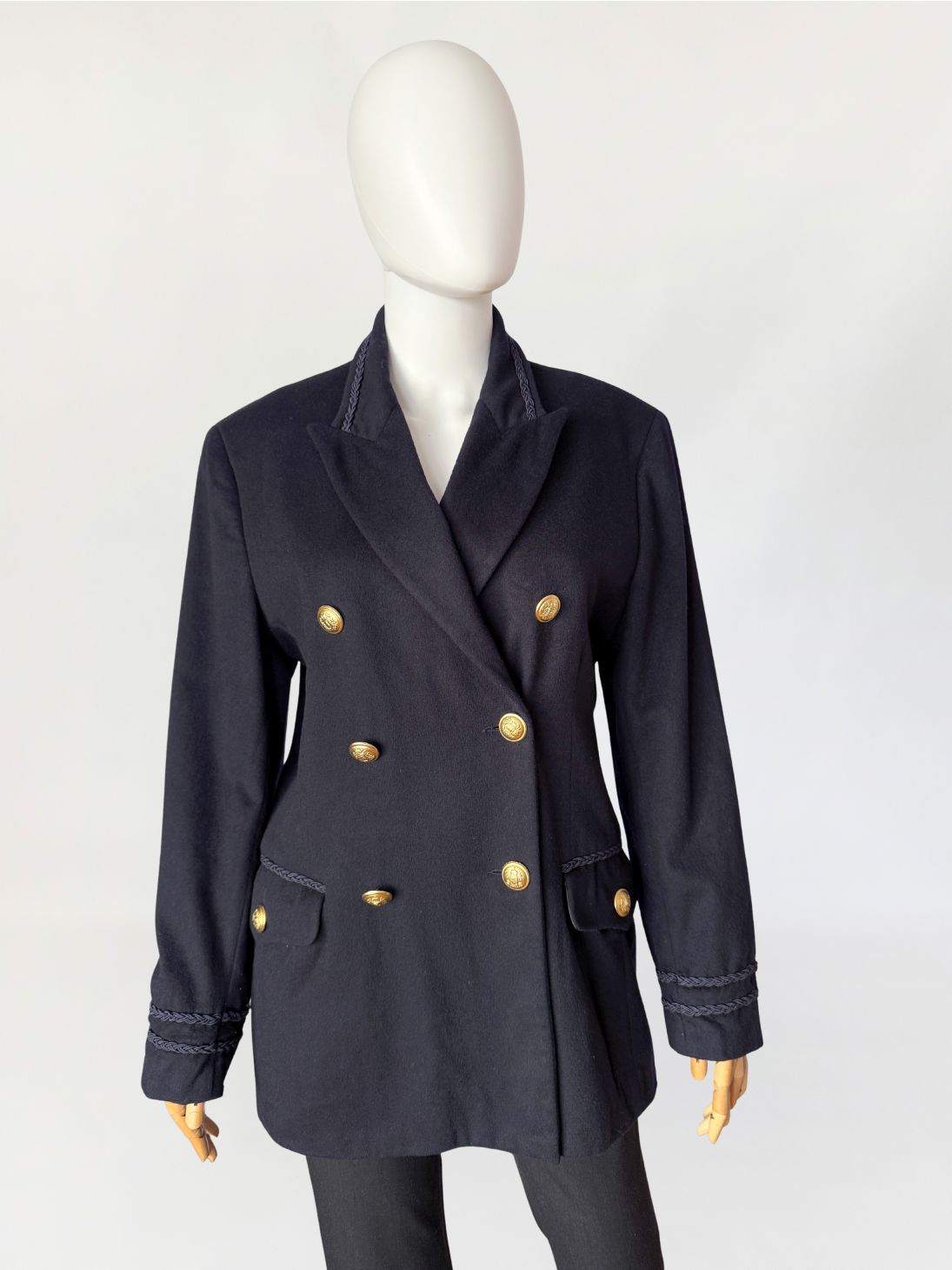 Trussardi marynarka vintage wełniana