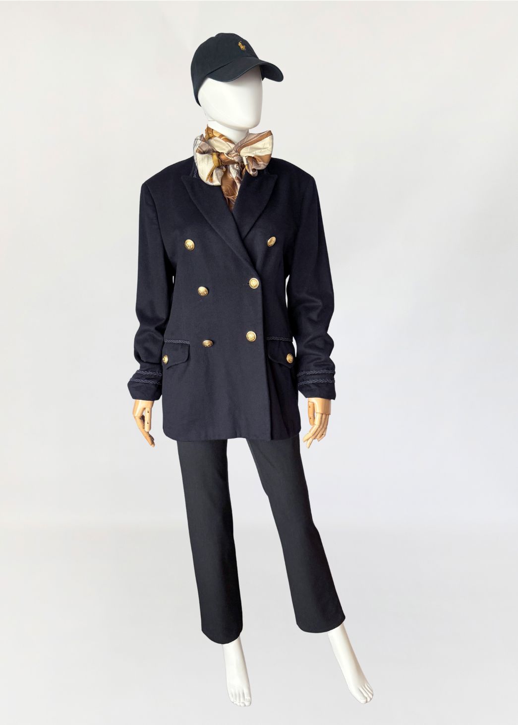 Trussardi marynarka vintage wełniana