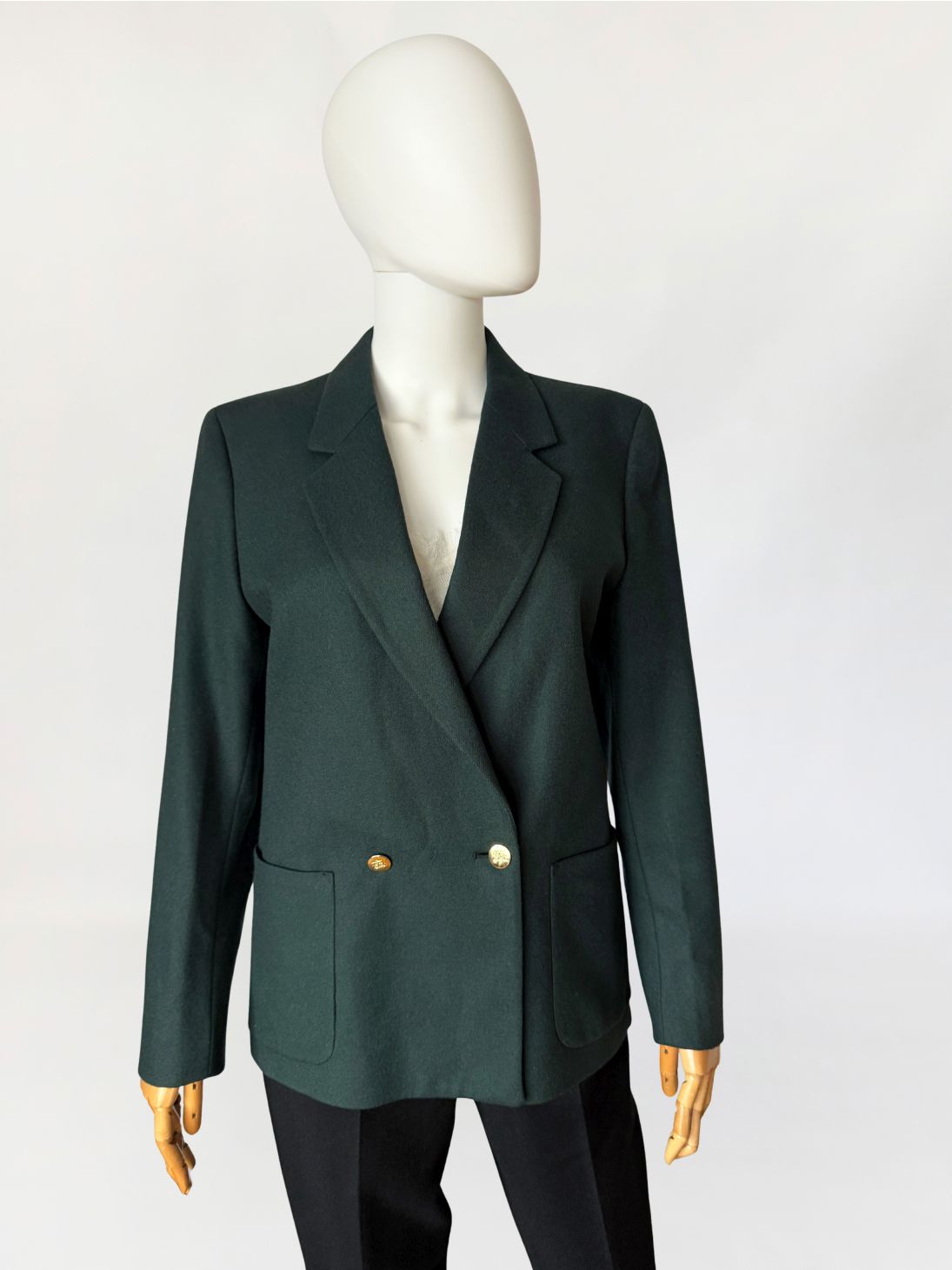 Burberry wełniana marynarka vintage