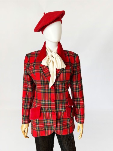 Cristina Santandrea wełniana włoska marynarka vintage 1980s (3).jpg