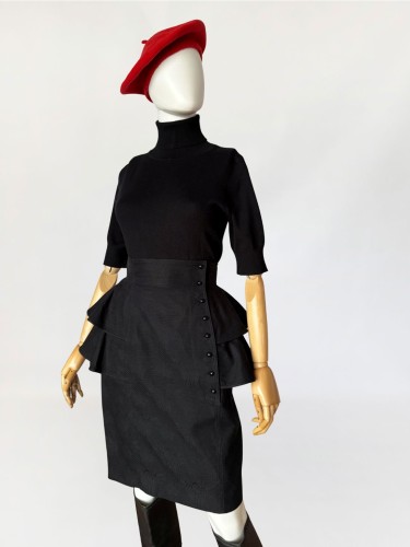 Ungaro spódnica vintage z falbanami (3).jpg