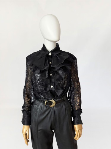 Koronkowa koszula vintage z falbaniastym żabotem (3).jpg