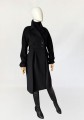 Stefanel czarny płaszcz z wełny dziewiczej (6).jpg