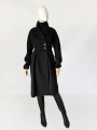 Stefanel czarny płaszcz z wełny dziewiczej (3).jpg