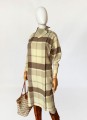 Sukienka vintage w kratę wełna, angora (2).jpg