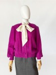 Włoski sweter vintage baby mohair