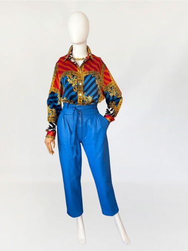 Skórzane cygaretki vintage z wysokim stanem.jpg