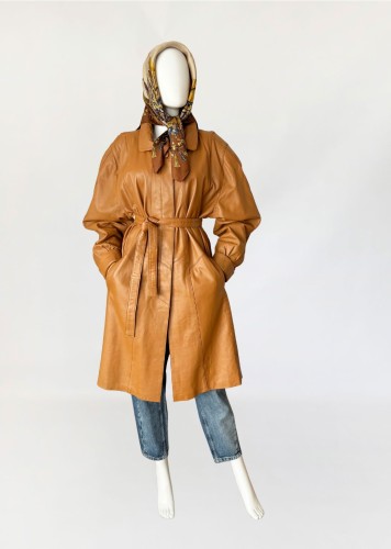 Skórzany płaszcz vintage 1980s (2).jpg