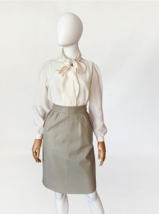 Skórzana włoska spódnica vintage