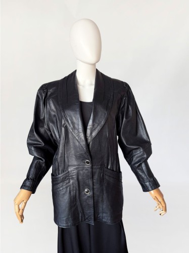 Oversize'owa skórzana kurtka vintage 1980s (9).jpg