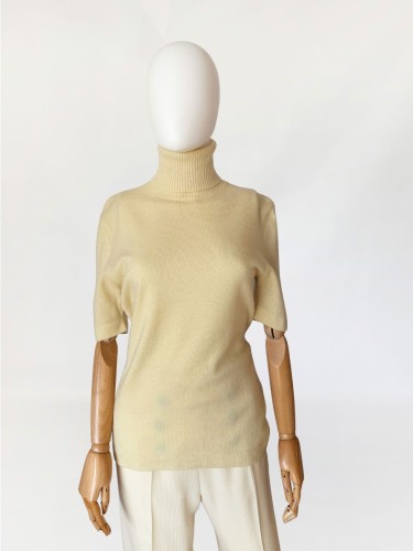 Masełkowy sweter z golfem 100% kaszmir Escada (6).jpg