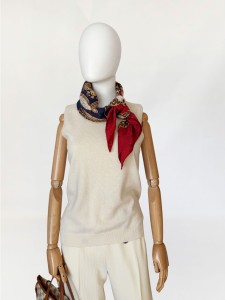 Saks Fifth Avenue top ecru 100% kaszmir