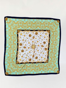 Włoska apaszka vintage 100% jedwab