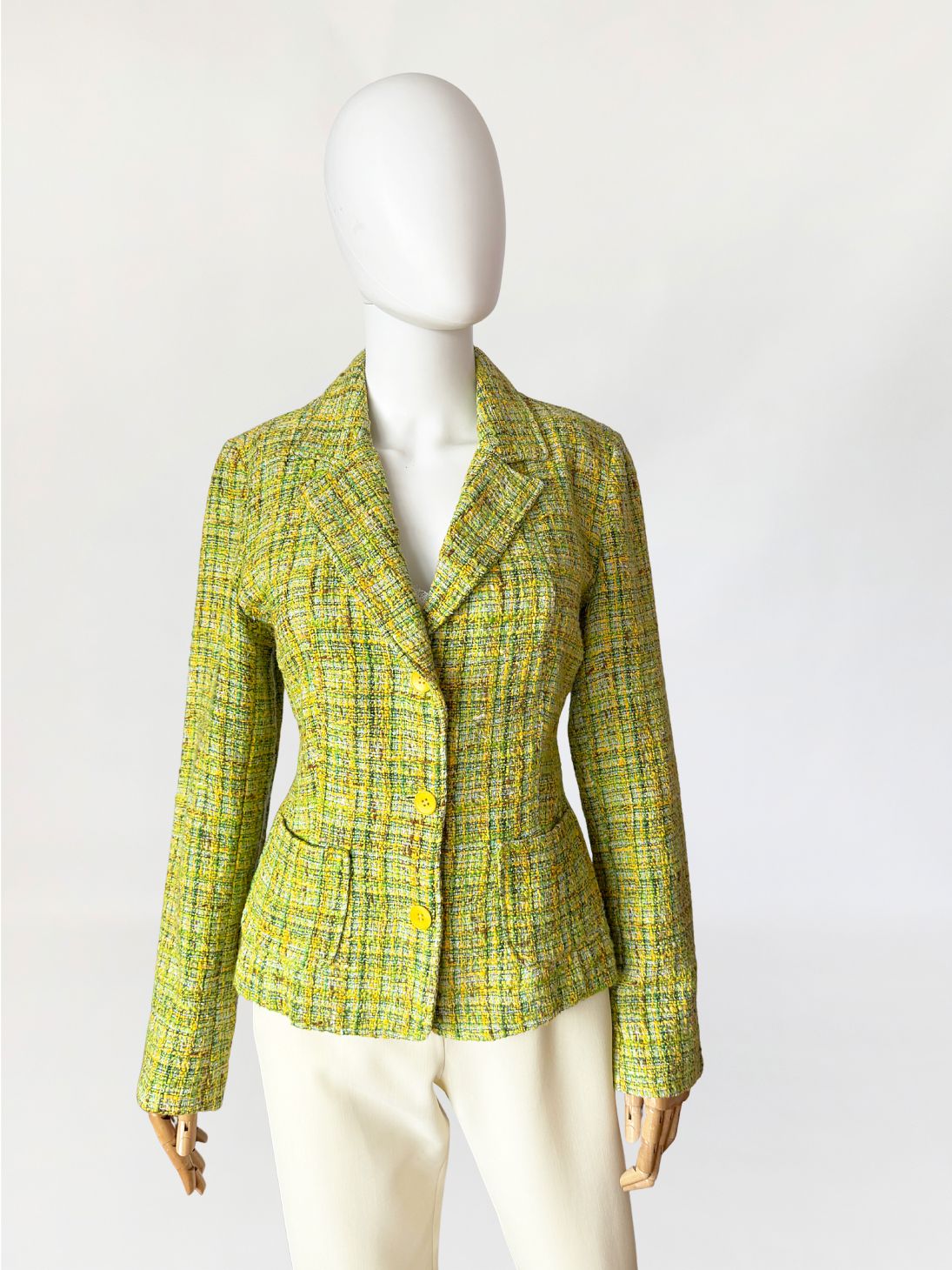 Tweedowa marynarka vintage