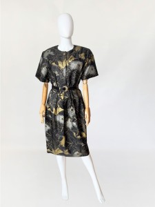 Sukienka vintage z tajskiego jedwabiu