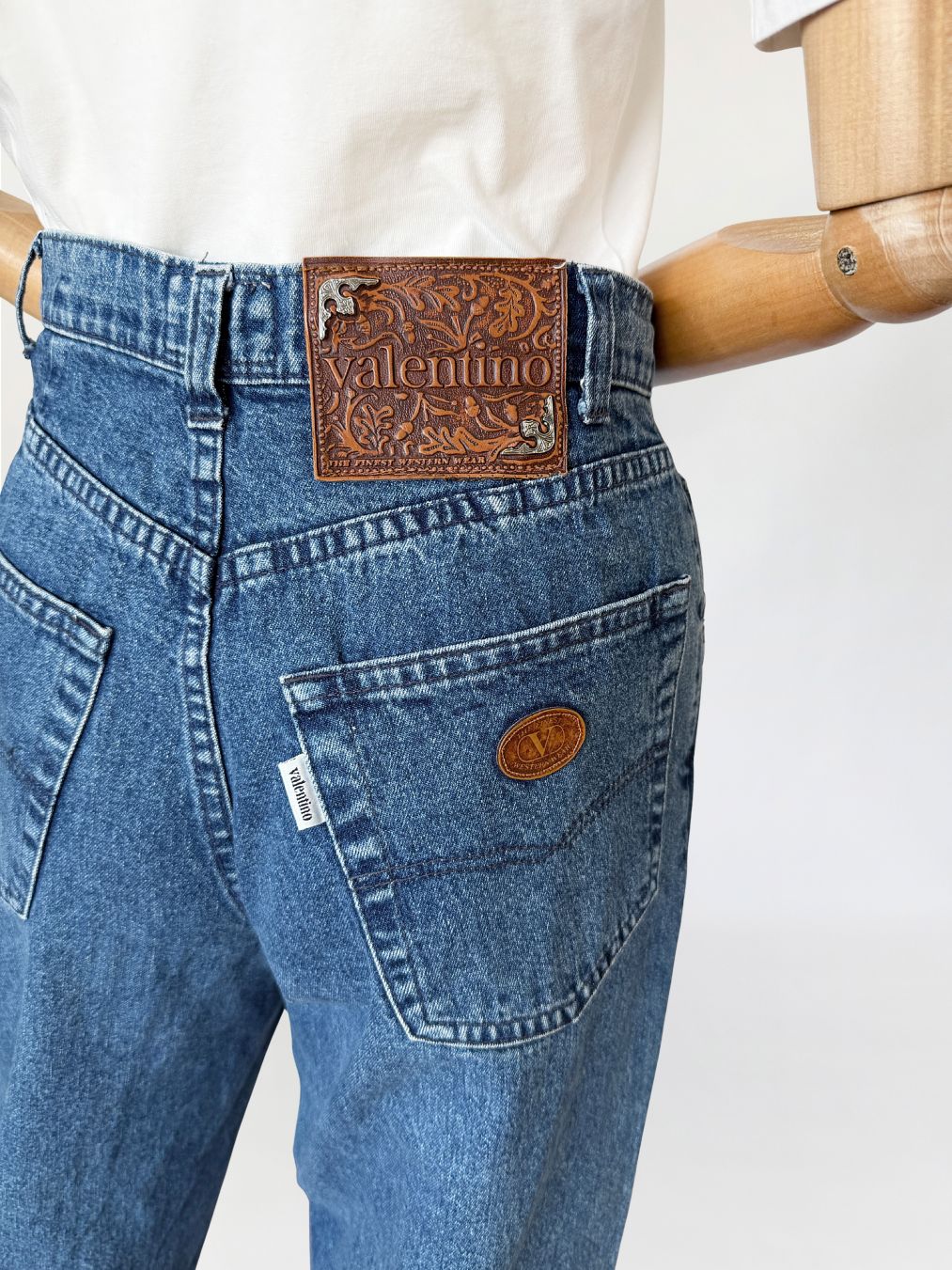 Valentino jeansy mom fit vintage 1980s/1990s