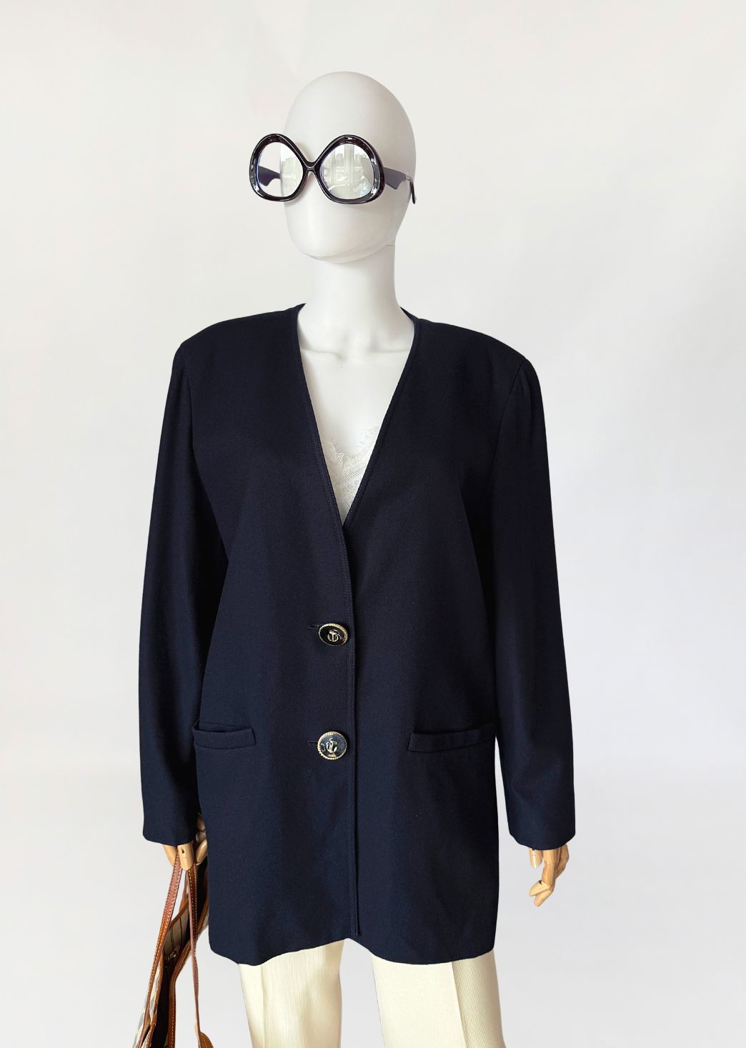 Pierre Cardin wełniana marynarka vintage