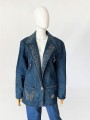 Jeansowa zdobiona kurtka vintage 1980s (7).jpg