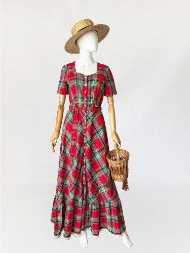 Betty Barclay prairie dress vintage 1970s .jpg