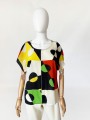 Marella bluzka vintage w geometryczne wzory