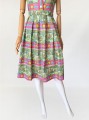Sukienka vintage 1940s 1950s novelty print