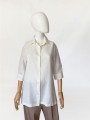 Max Mara lniana klasyczna koszula