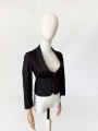 Dsquared2 krótka czarna marynarka